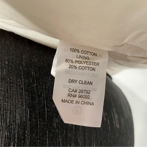 Dalia Grey Striped Lined Blazer NWT - Picture 11 of 11